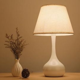 Bordlampa Amber  25x42cm beige