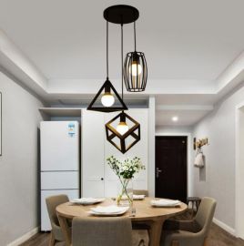 Taklampa Ivana 30x23cm svart
