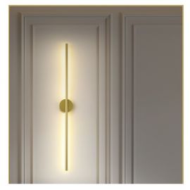 Vägglampa Albert 1.6x68cm guld