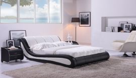 Säng Almonte Lux 160-180 svartvitt