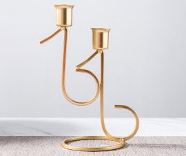 Ljusstake Armanda set 5 delar 15x20.5cm guld