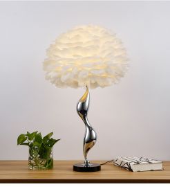 Bordlampa Blanche 43x69cm vit