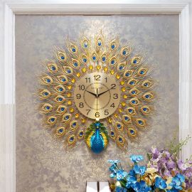 Väggklocka Brampton guld 60x55cm