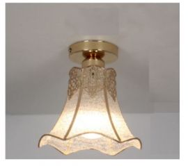 Taklampa Carla 19x20cm guld