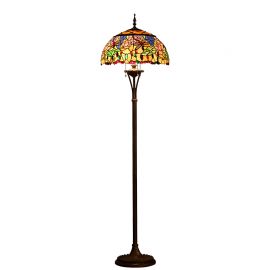 Golvlampa Claire 168x45cm brun