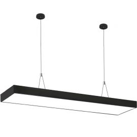 Taklampa Evianna 120x7x6cm svart