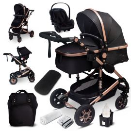 Barnvagn 3-in-1 + babyskydd ElmaPram Montano