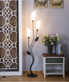 Golvlampa Fiorella 170x32cm svart