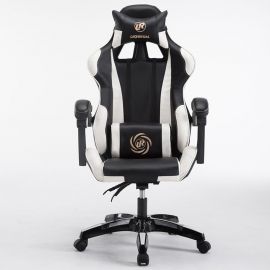 Game chair Fursona-black-white