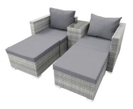 Utomhus modulsoffa och soffbord June