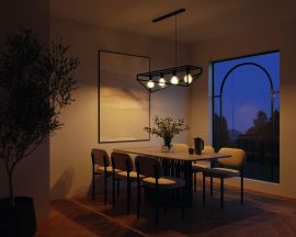 Taklampa Franco svart