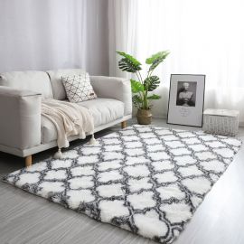 Matta Lorena 200x300cm svart-vit