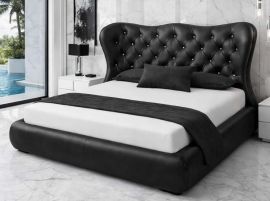 Design säng Royale 160×200 Svart