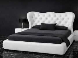 Design säng Royale 160×200 Vit