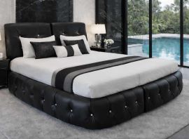 Design säng Monte 160x200 Svart