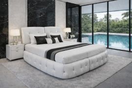 Design säng Monte 160x200 Vit