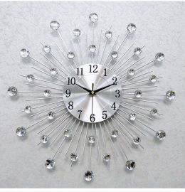 Väggklocka Medellin silver 45x45cm