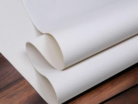 Vit PVC Konstläder 1.4x5m