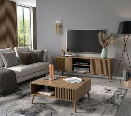 Rosetta TV-bänk och Soffbord -set | Modern Vardagsrumsserie