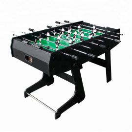 Snooker Hopfällbart bordsfotboll + tillbehör svart