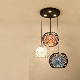 Taklampa Stella 30x100cm multicolor