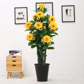 Sunflower konstgjord blomma gul 150cm